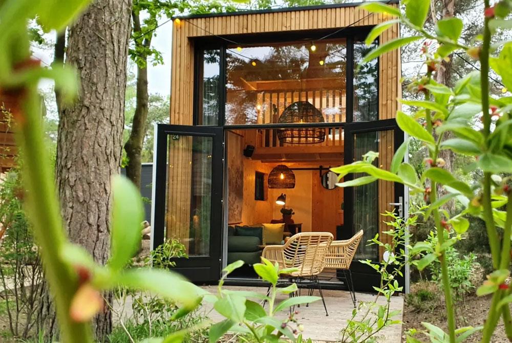 Tiny house, bijzonder overnachten Nederland