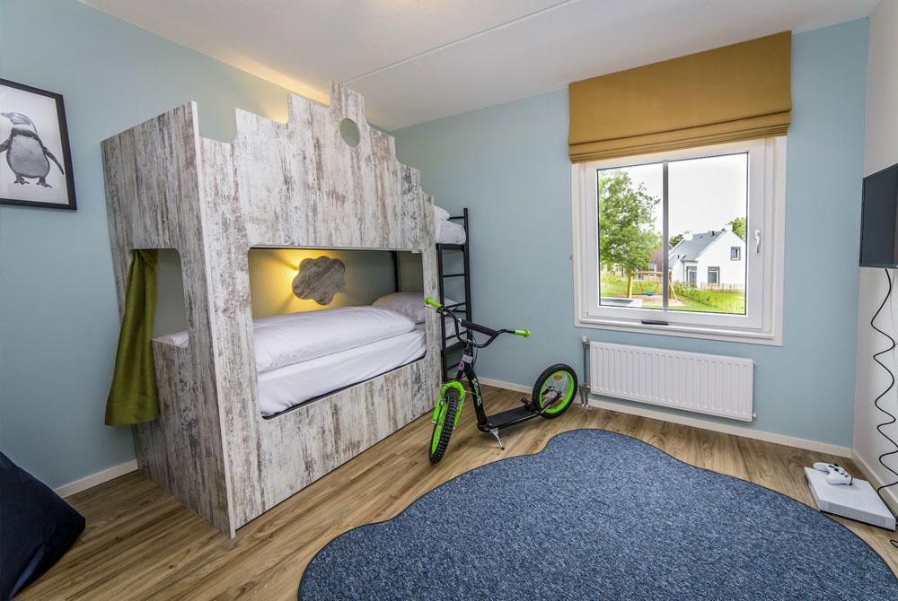 Luxe kinderbungalow, bijzonder overnachten Nederland