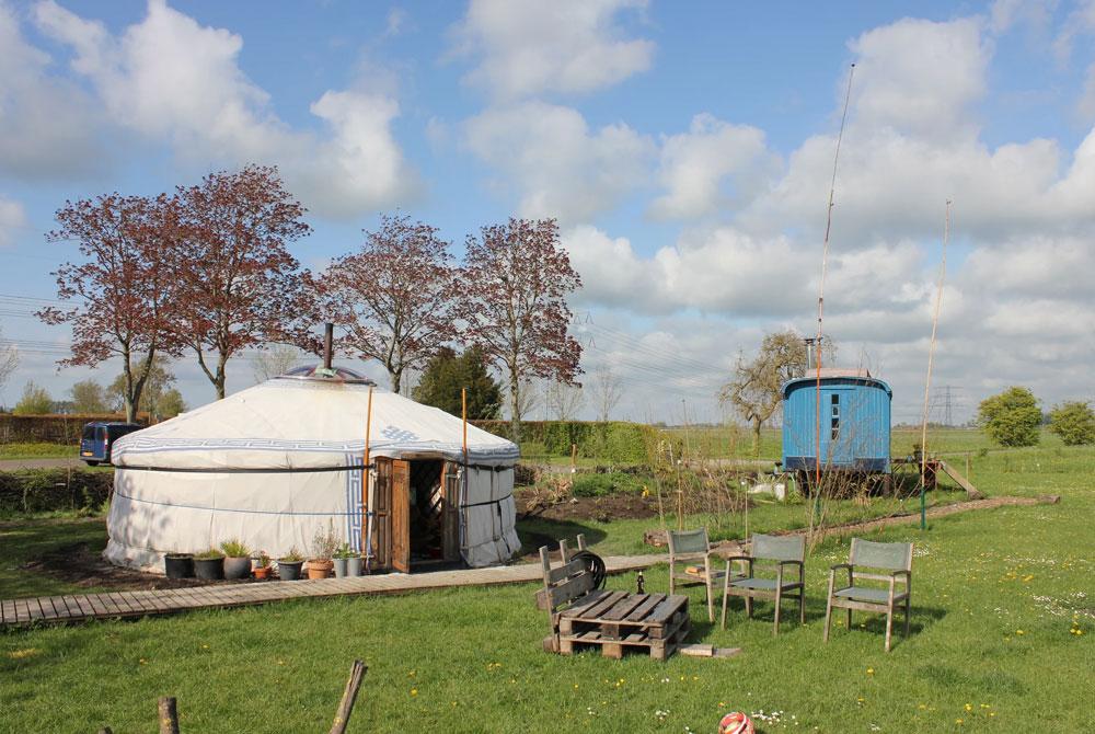 Yurt, bijzonder overnachten Nederland