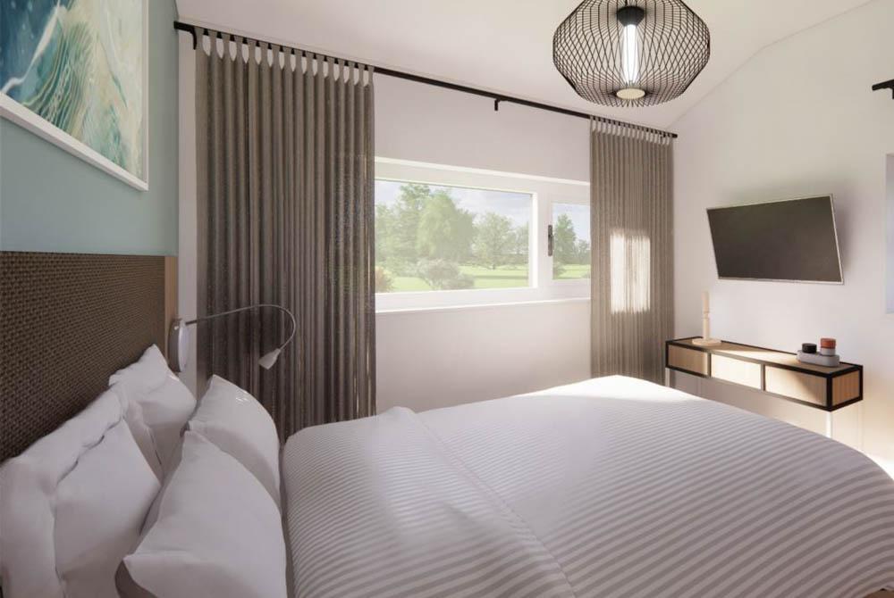 Slaapkamer in de villa, Roompot Waddenresort Harlingen