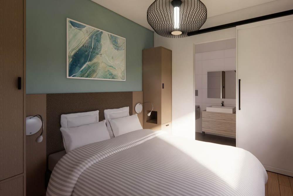 Slaapkamer Waterfront 6, Roompot Waddenresort Harlingen
