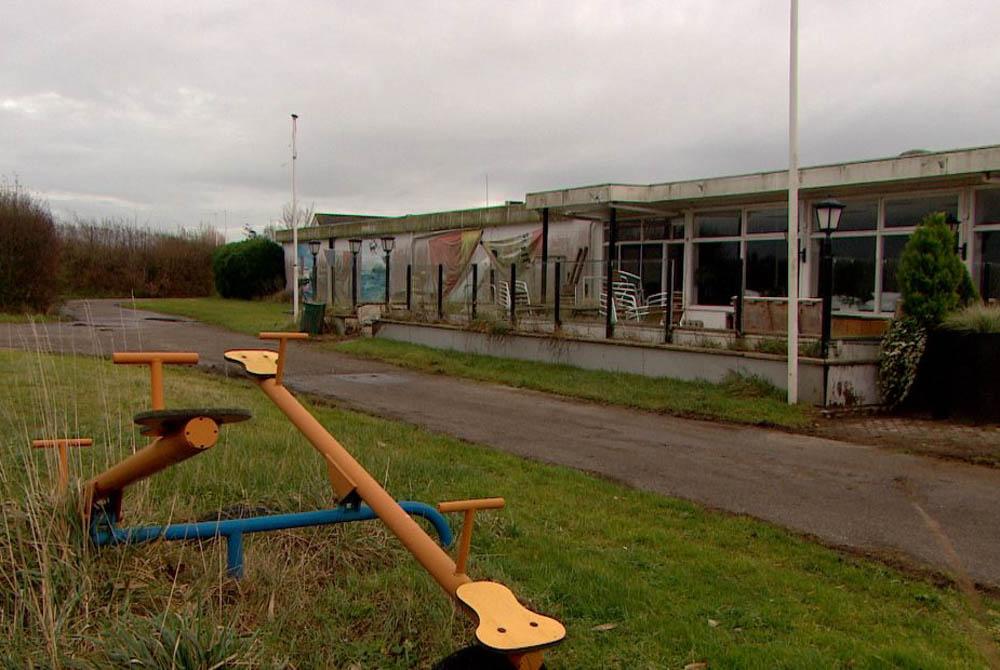 Het braakliggende terrein van Waterpark Veerse Meer