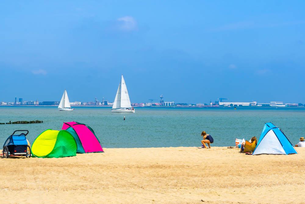 Vlissingen strand, stedentrip