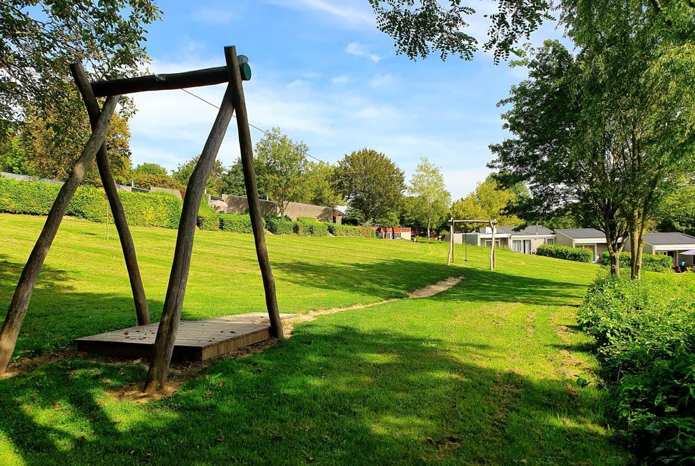 Kabelbaan op het park