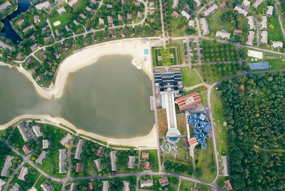 Hof van Saksen uit de lucht