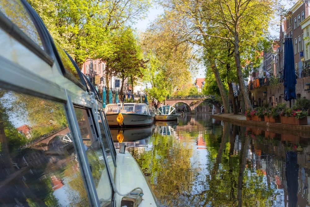 Grachten varen, stedentrip Utrecht