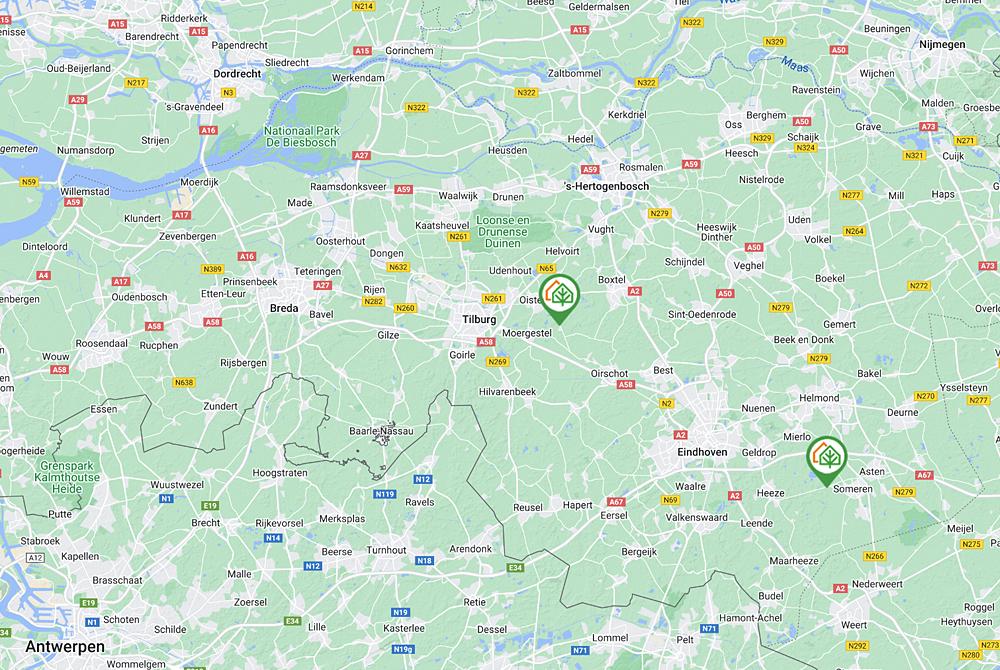 Nieuwe Landal parken in Brabant