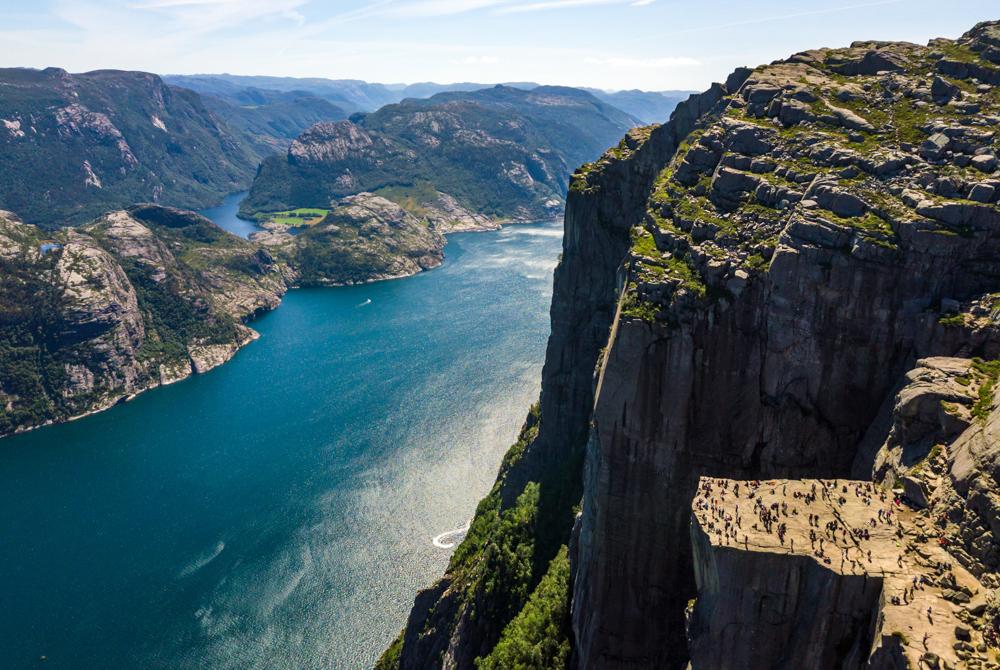 Preikestolen in Noorwegen, mooiste plekken Europa