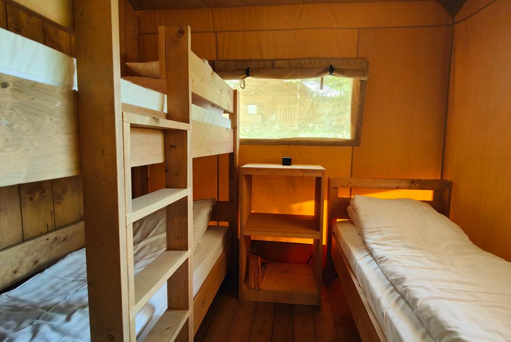Slaapruimte met stapelbed