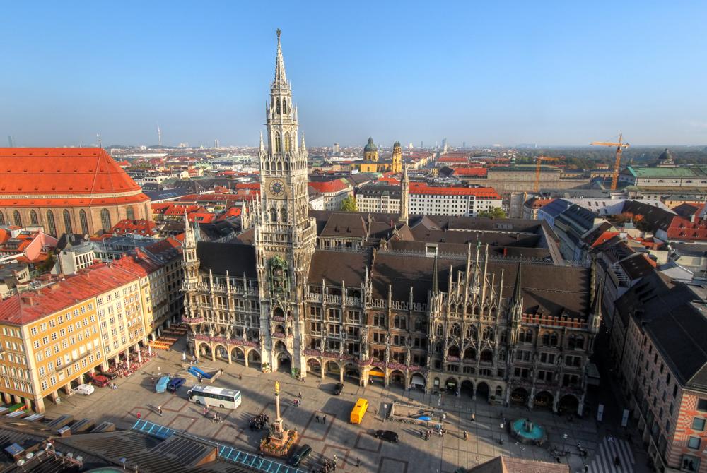 Het Neues Rathaus, stedentrip München