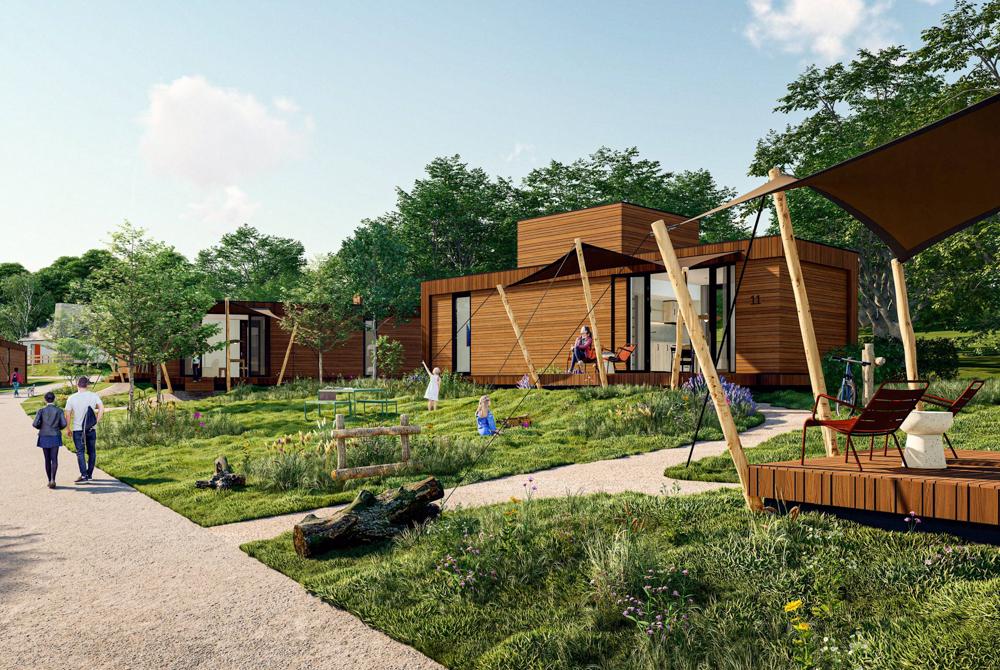 Lodges op Landal Parc des Sources