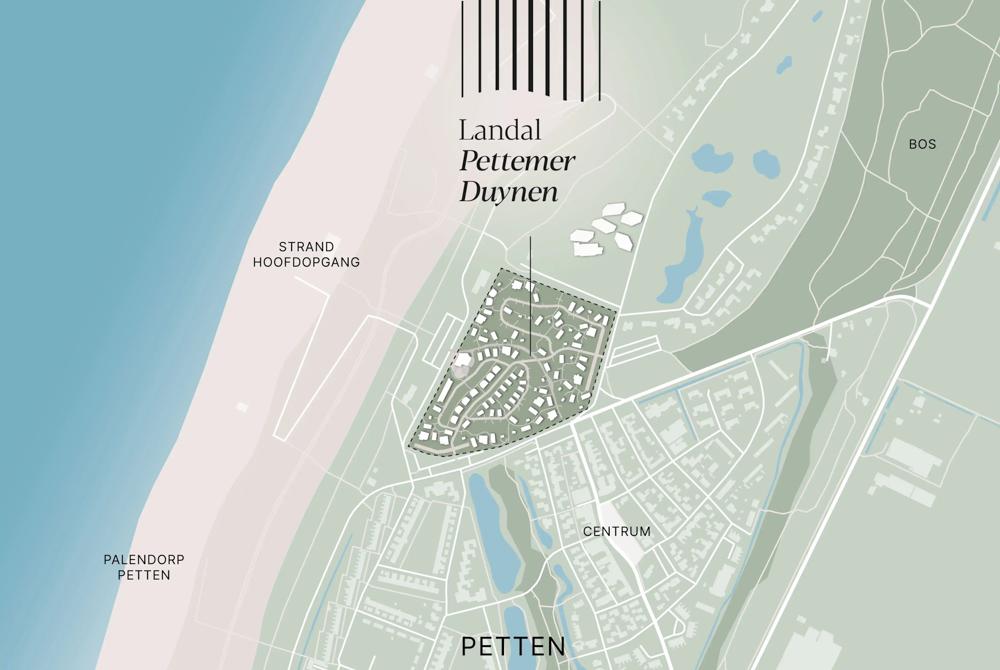 Landal Pettemer Duynen ligging