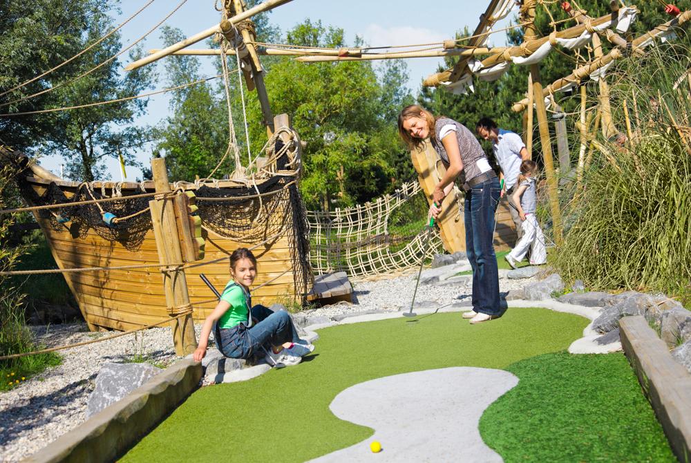 Minigolf op Center Parcs Port Zélande