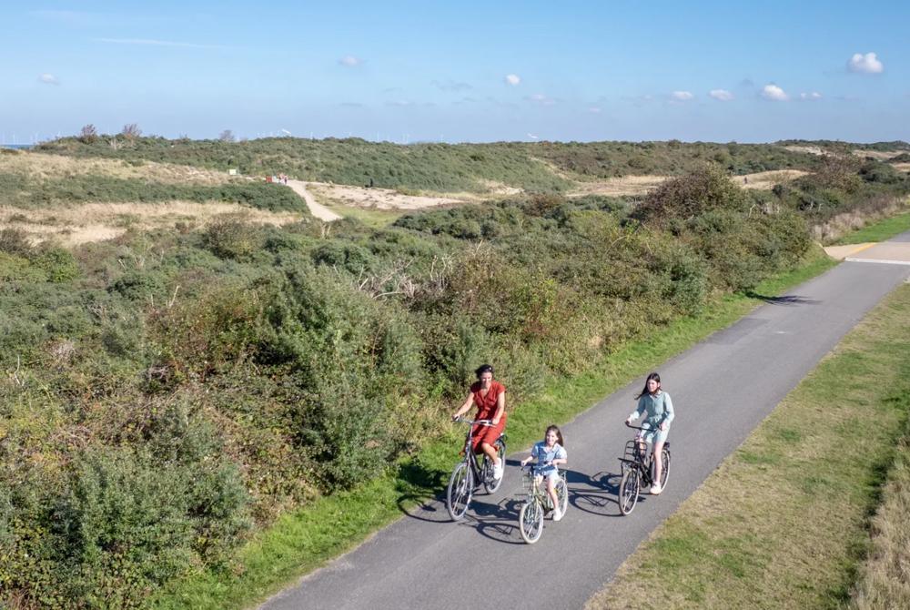 Fietsen door de duinen