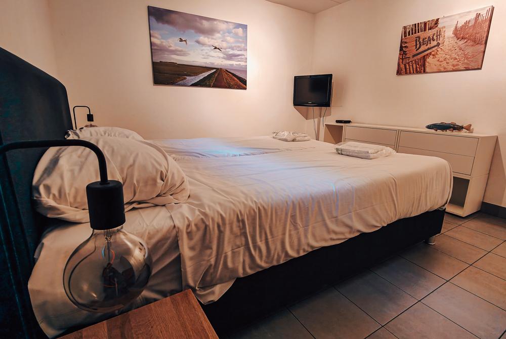 Slaapkamer in de bungalow, Landal Duynvallei