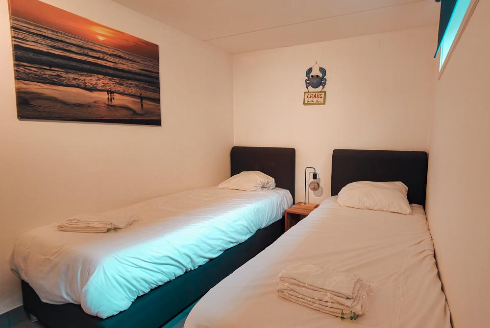 Landal Duynvallei slaapkamer in de bungalow
