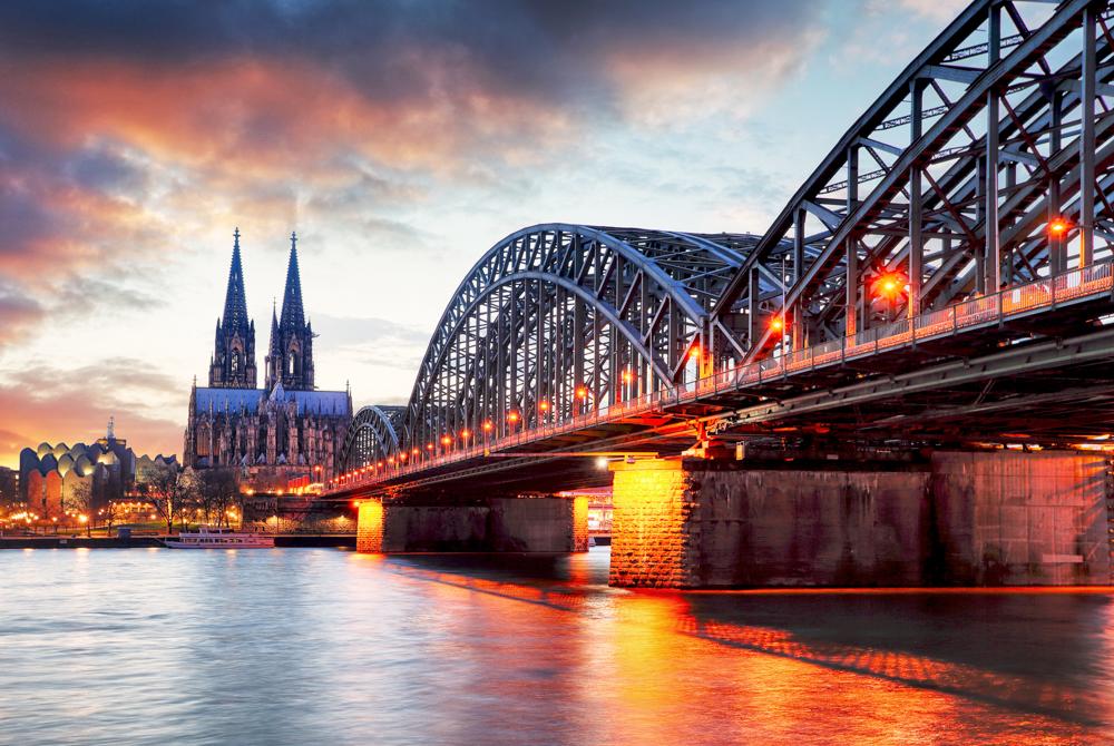 Hohenzollernbr&uuml;cke, stedentrip Keulen