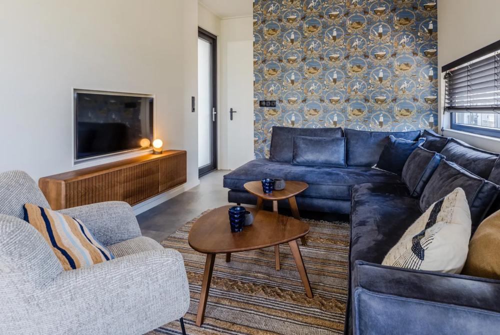 Landal Soof aan de Rijn lodge van binnen