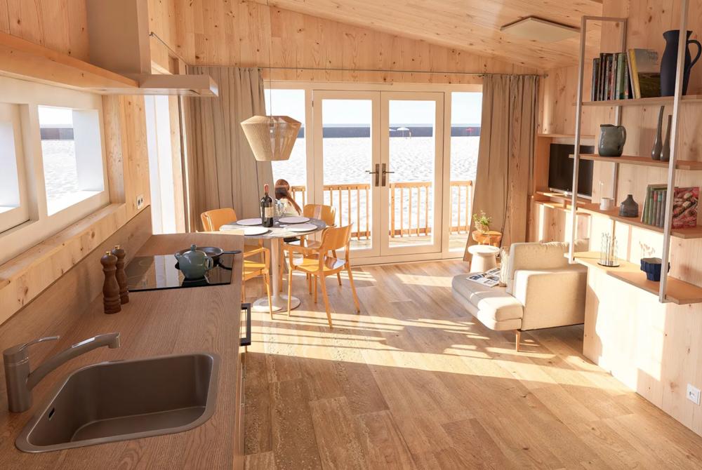 Strandhuisje met zeezicht op Landal Strandhuisjes Zeezigt