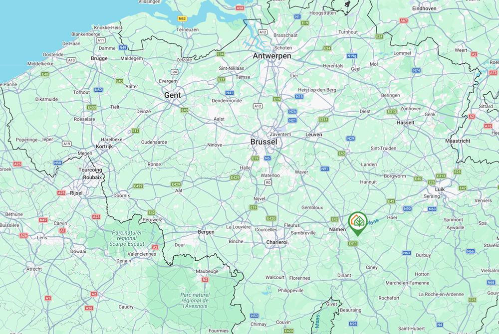 Landal Namur Nature kaart