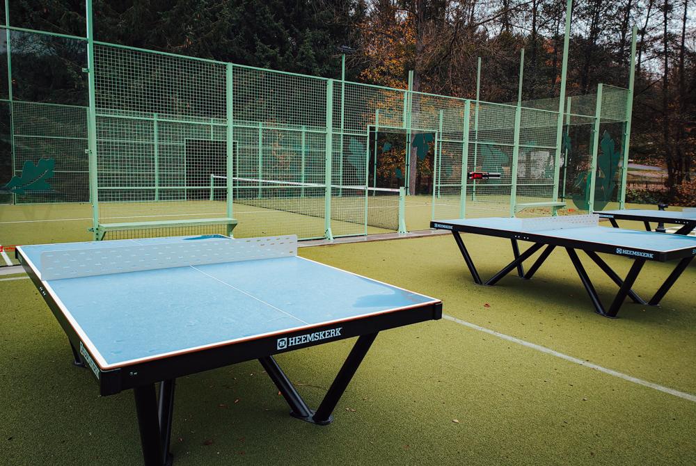 Tafeltennis en paddelbaan, Landal Namur Nature