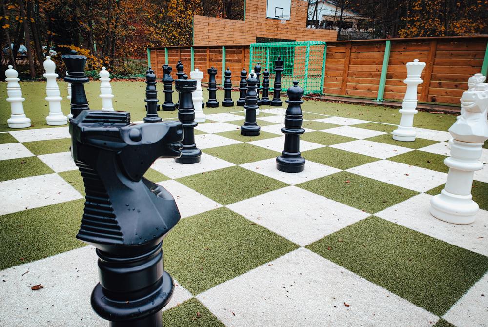 Groot schaakbord, Landal Namur Nature