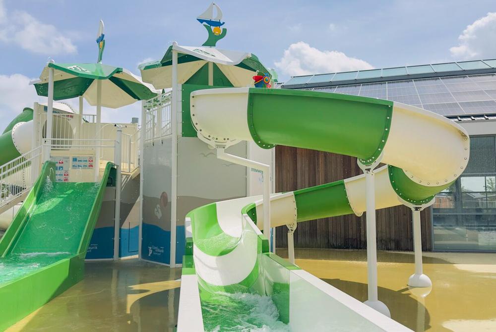 Nieuw op Vakantiepark Eiland van Maurik: buitenwaterspeeltuin Mauk Splash