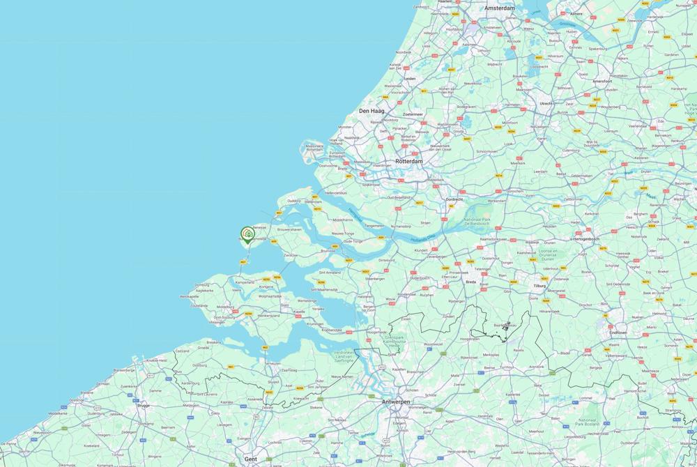Landal De Schouwse Valleien op de kaart