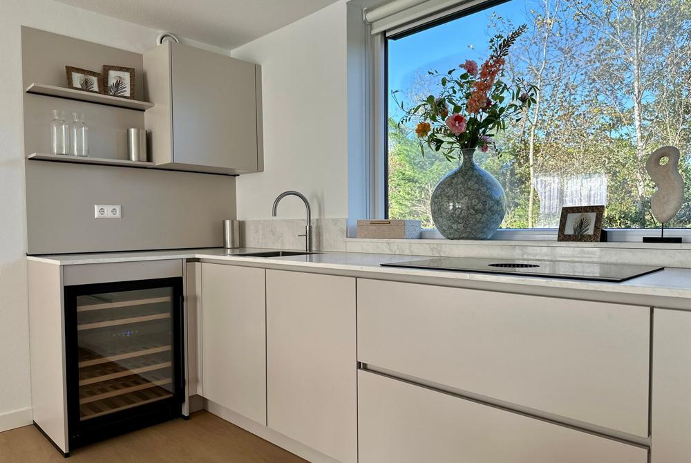Landal De Schouwse Valleien, keuken in de bungalow