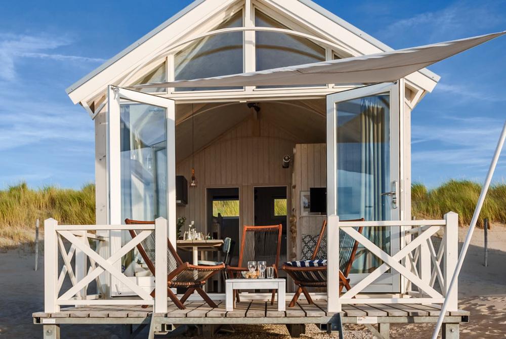 Haagse Strandhuisjes, luxe vakantiepark Zuid-Holland