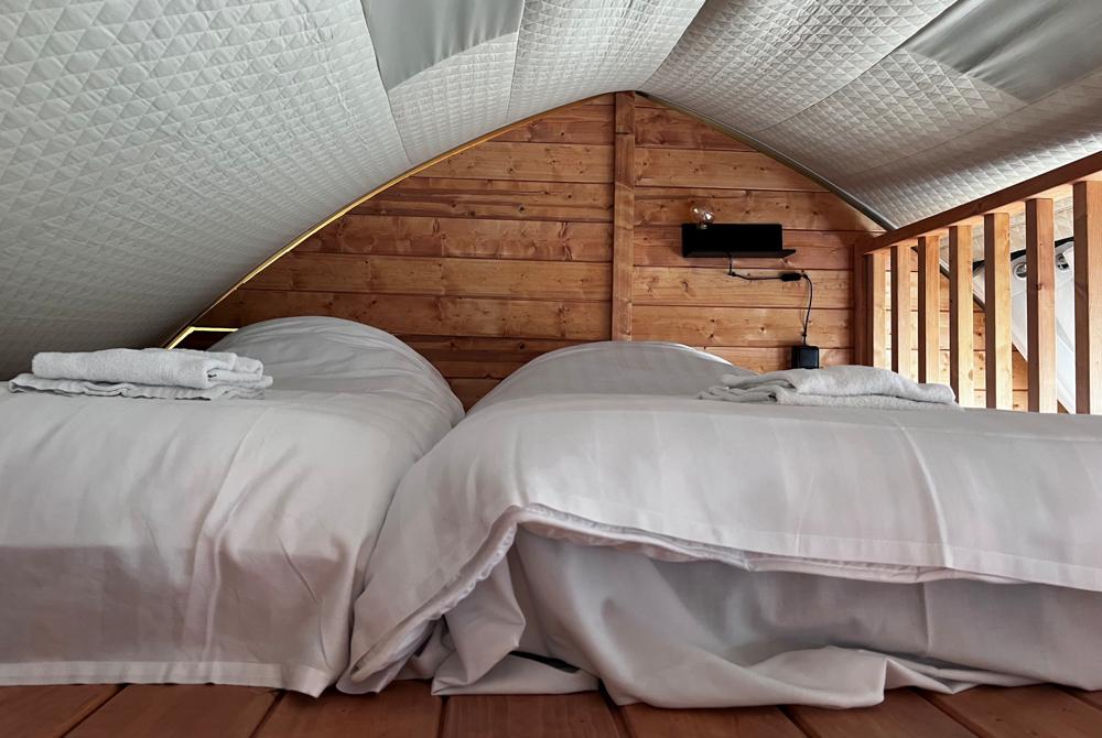 Bedden op de vide, Landal camping