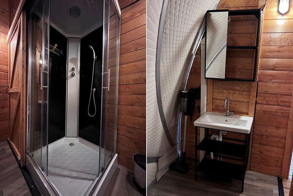 De douche in de tent, Camping de Katjeskelder