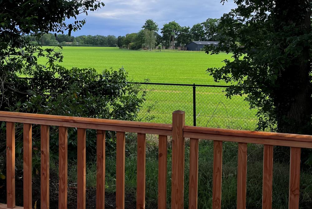 Uitzicht vanuit de tent