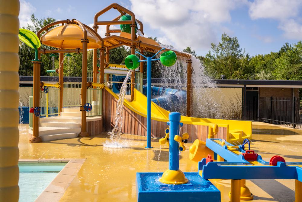 Spraypark, Sportvelden en de waterspeelplaats op Landal Egmond aan Zee