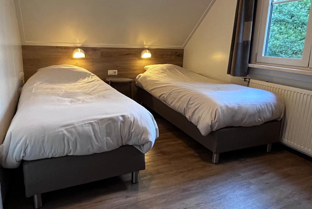 Slaapkamer in de villa, Villapark Eureka