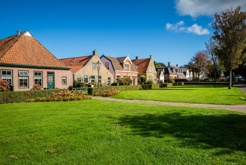 Het dorp Schiermonnikoog