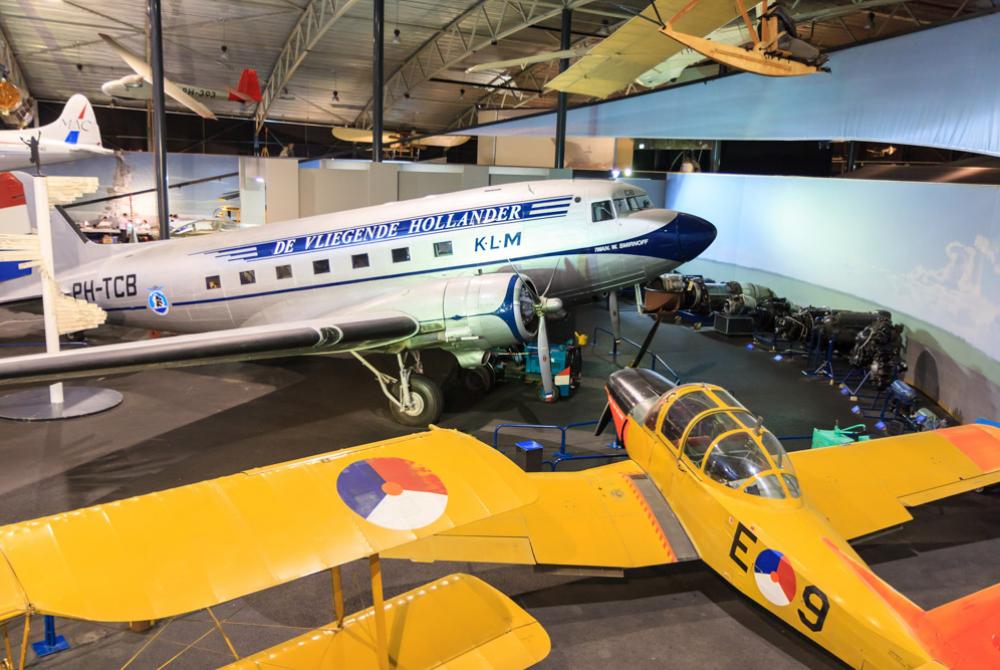 Historische vliegtuigen bij Aviodrome